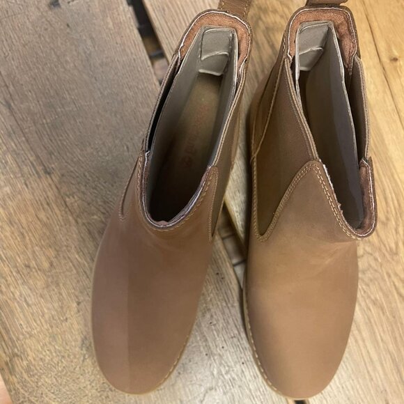 TIMBERLAND WOMEN'S ELLENDALE MID CHELSEA BOOT BROWN NUBUCK W MD  A4418-A3Z - Picture 7 of 8